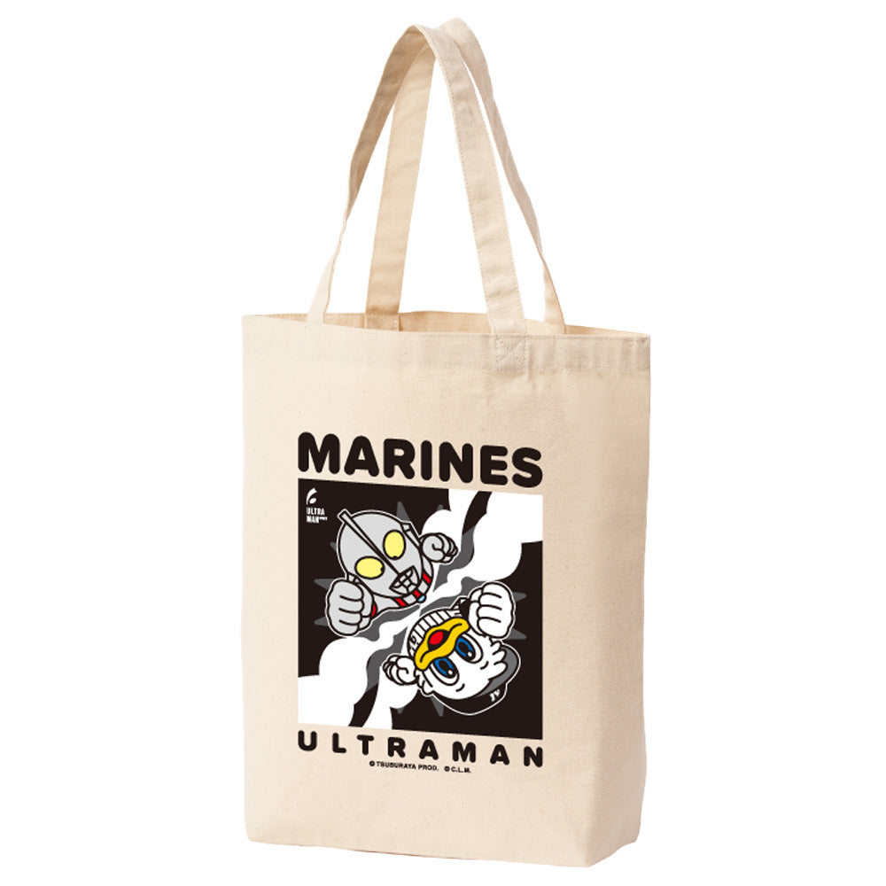 ULTRAMAN Ultraman (Series 60th Anniversary) - Ultraman 2024 x Chiba Lotte Marines Collaboration / Deformed / Tote Bag