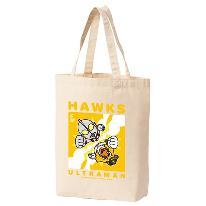 ULTRAMAN ウルトラマン (シリーズ 60周年 ) - ウルトラマン2024×福岡ソフトバンクホークスコラボ / デフォルメ / トートバッグ - PGS