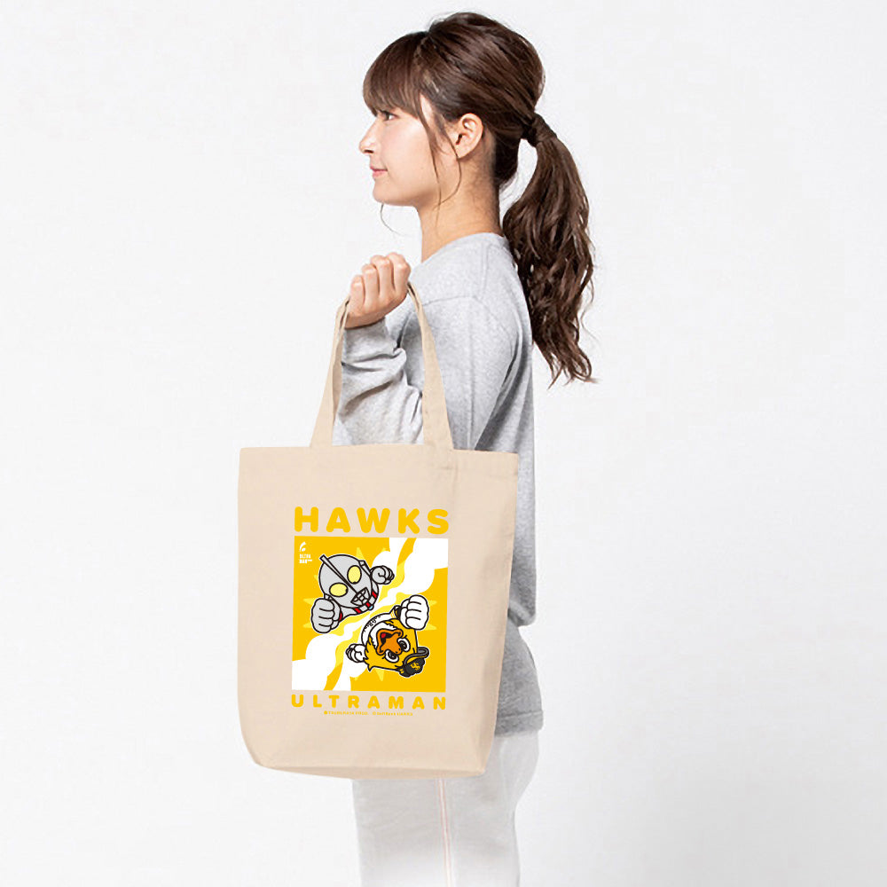 
                  
                    ULTRAMAN Ultraman - Ultraman 2024 x Fukuoka SoftBank Hawks collaboration / Deformed / Tote bag
                  
                
