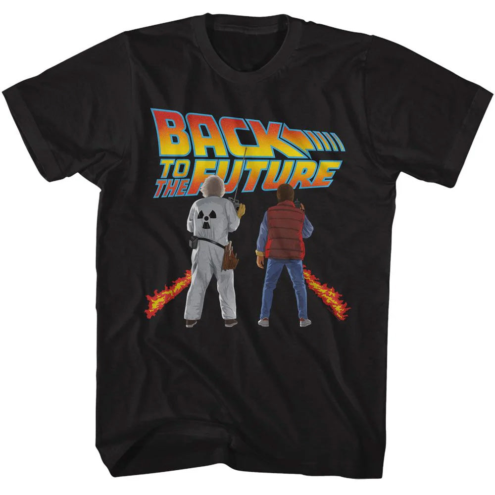 BACK TO THE FUTURE バックトゥザフューチャー (劇場公開 40周年 ) - DOC AND MARTY / Tシャツ / メンズ 【公式 / オフィシャル】