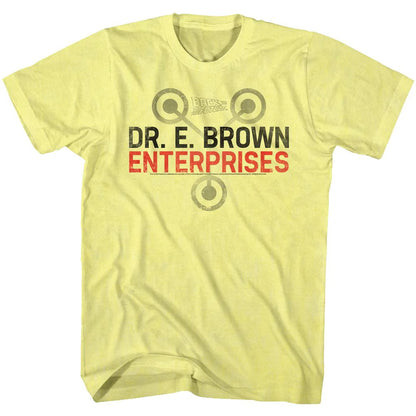 BACK TO THE FUTURE バックトゥザフューチャー (劇場公開 40周年 ) - DR.E.BROWN ENTERPRISES / Tシャツ / メンズ 【公式 / オフィシャル】
