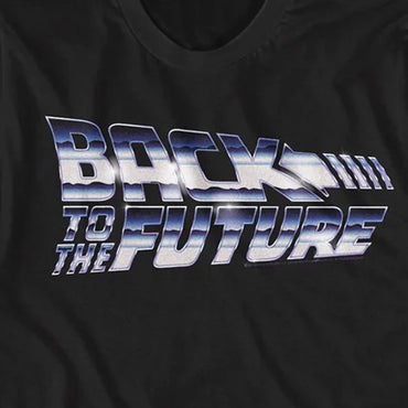 BACK TO THE FUTURE バックトゥザフューチャー (劇場公開 40周年 ) - CHROME TO THE FUTURE / Tシャツ / メンズ 【公式 / オフィシャル】