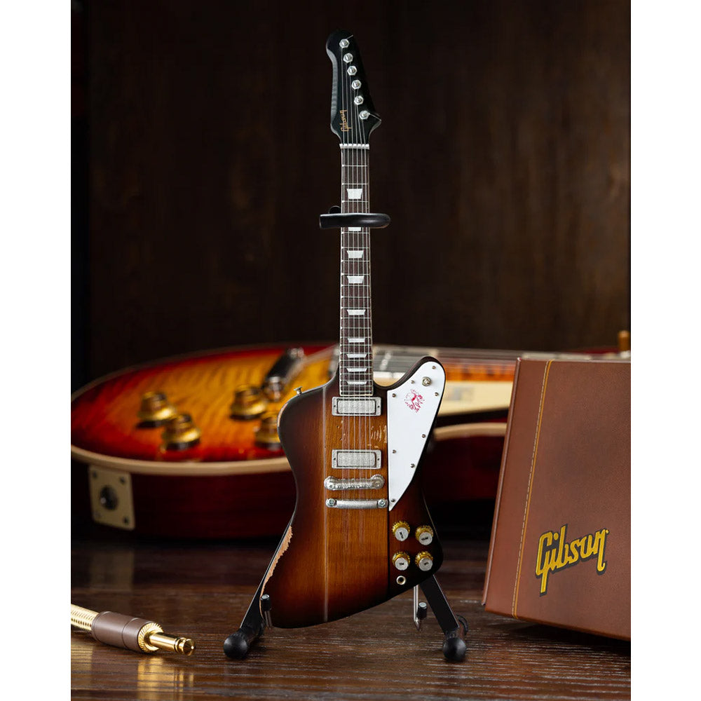 
                  
                    JOHNNY WINTER - 1963 Gibson Firebird V Sunburst / Miniature Instrument
                  
                