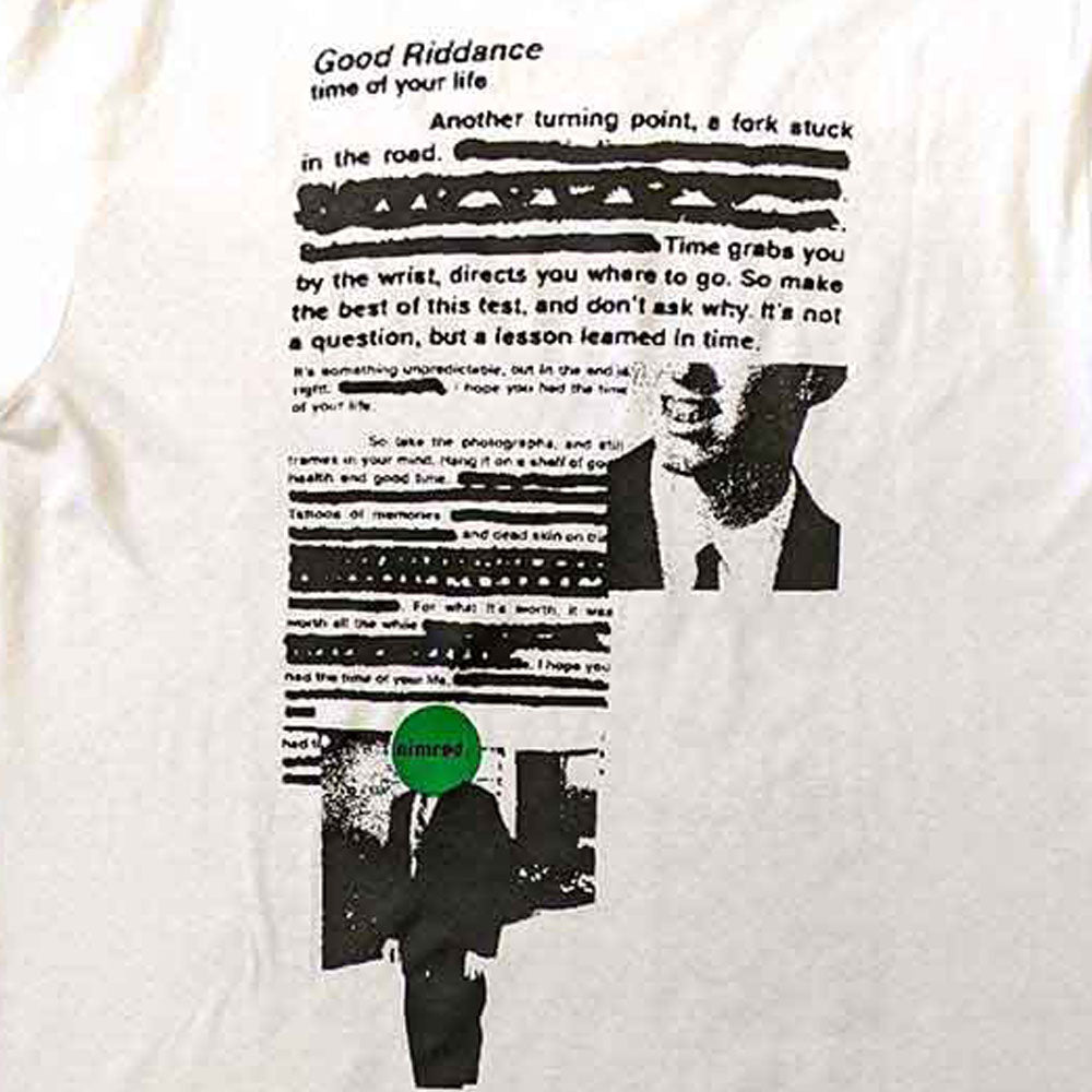 
                  
                    GREEN DAY グリーンデイ - Good Riddance / バックプリントあり / Tシャツ / メンズ 【公式 / オフィシャル】
                  
                