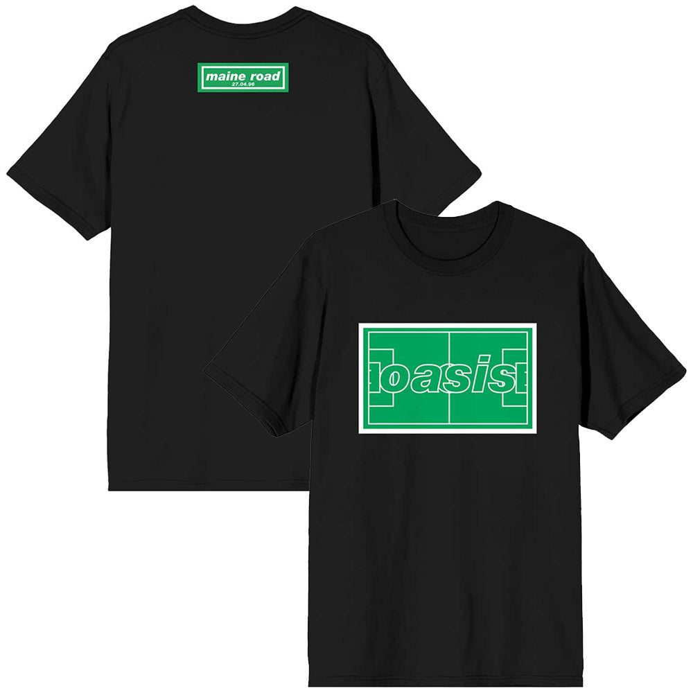OASIS オアシス (10月 来日 記念 ) - Maine Road Football Pitch / バックプリントあり / Tシャツ / メンズ 【公式 / オフィシャル】