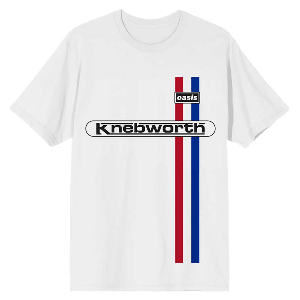 OASIS オアシス (10月 来日 記念 ) - Knebworth Vertical Stripe / Tシャツ / メンズ 【公式 / オフィシャル】