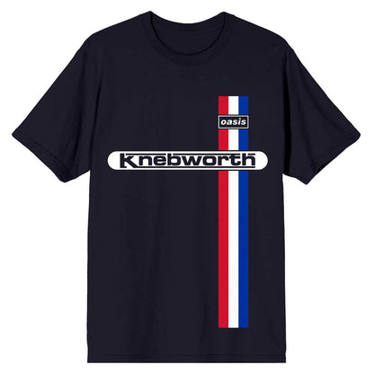 OASIS オアシス (10月 来日 記念 ) - Knebworth Vertical Stripe / Tシャツ / メンズ 【公式 / オフィシャル】
