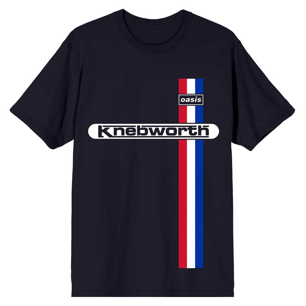 OASIS オアシス (10月 来日 記念 ) - Knebworth Vertical Stripe / Tシャツ / メンズ 【公式 / オフィシャル】