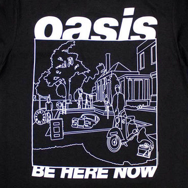 OASIS オアシス (10月 来日 記念 ) - Be Here Now Line Drawing / Tシャツ / メンズ 【公式 / オフィシャル】