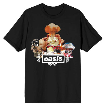 OASIS オアシス (10月 来日 記念 ) - Atomic Collage / Tシャツ / メンズ 【公式 / オフィシャル】