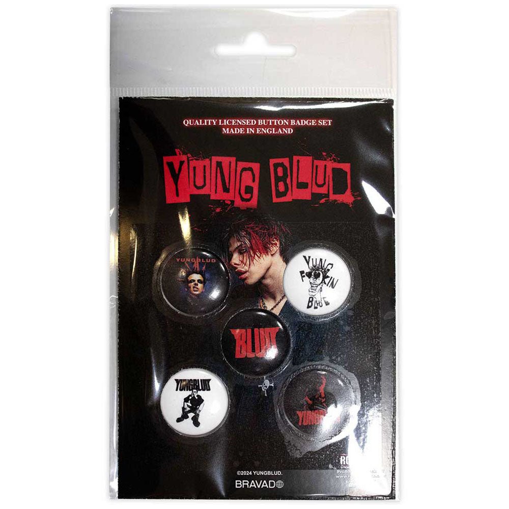 YUNGBLUD ヤングブラッド - Logos / 5個セット / バッジ - PGS