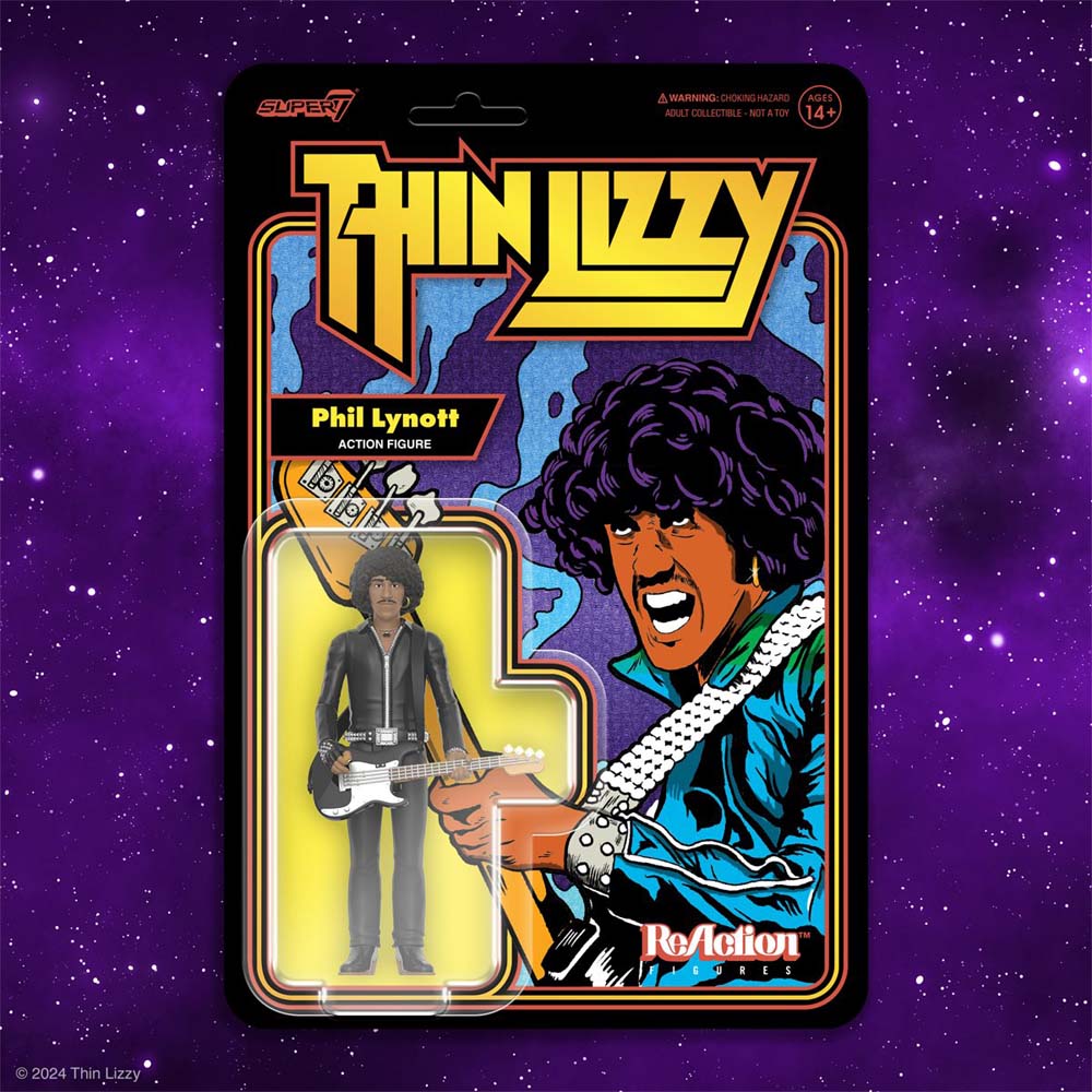 
                  
                    THIN LIZZY シンリジィ - Phil Lynott Black Leather 3 3/4-Inch ReAction Figure / フィギュア・人形 【公式 / オフィシャル】
                  
                