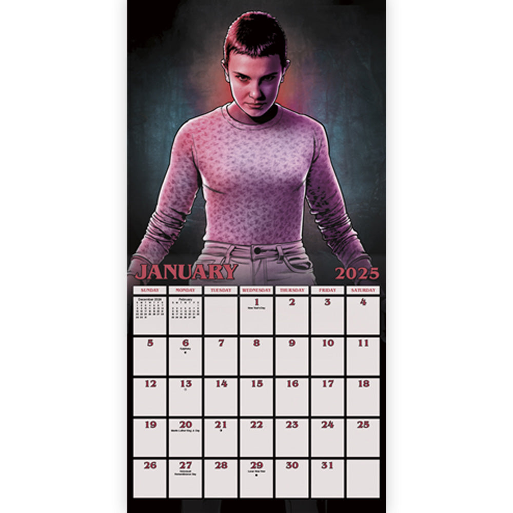 [Discontinued Last Sale/Special Price] STRANGER THINGS (Season 5 to be released in 2025) - CALENDAR 2025 / Calendar/Diary