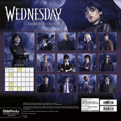 【廃番ラスト販売/特別価格】WEDNESDAY ウェンズデー (シーズン2 8月6日 配信 ) - CALENDAR 2025 / カレンダー・ダイアリー 【公式 / オフィシャル】