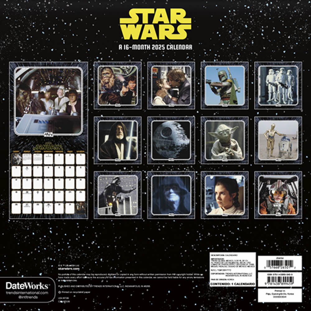 
                  
                    【廃番ラスト販売/特別価格】STAR WARS スターウォーズ - Saga CALENDAR 2025 / カレンダー・ダイアリー
                  
                