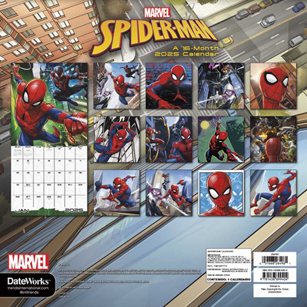 
                  
                    【廃番ラスト販売/特別価格】SPIDERMAN スパイダーマン - CALENDAR 2025 / カレンダー・ダイアリー
                  
                