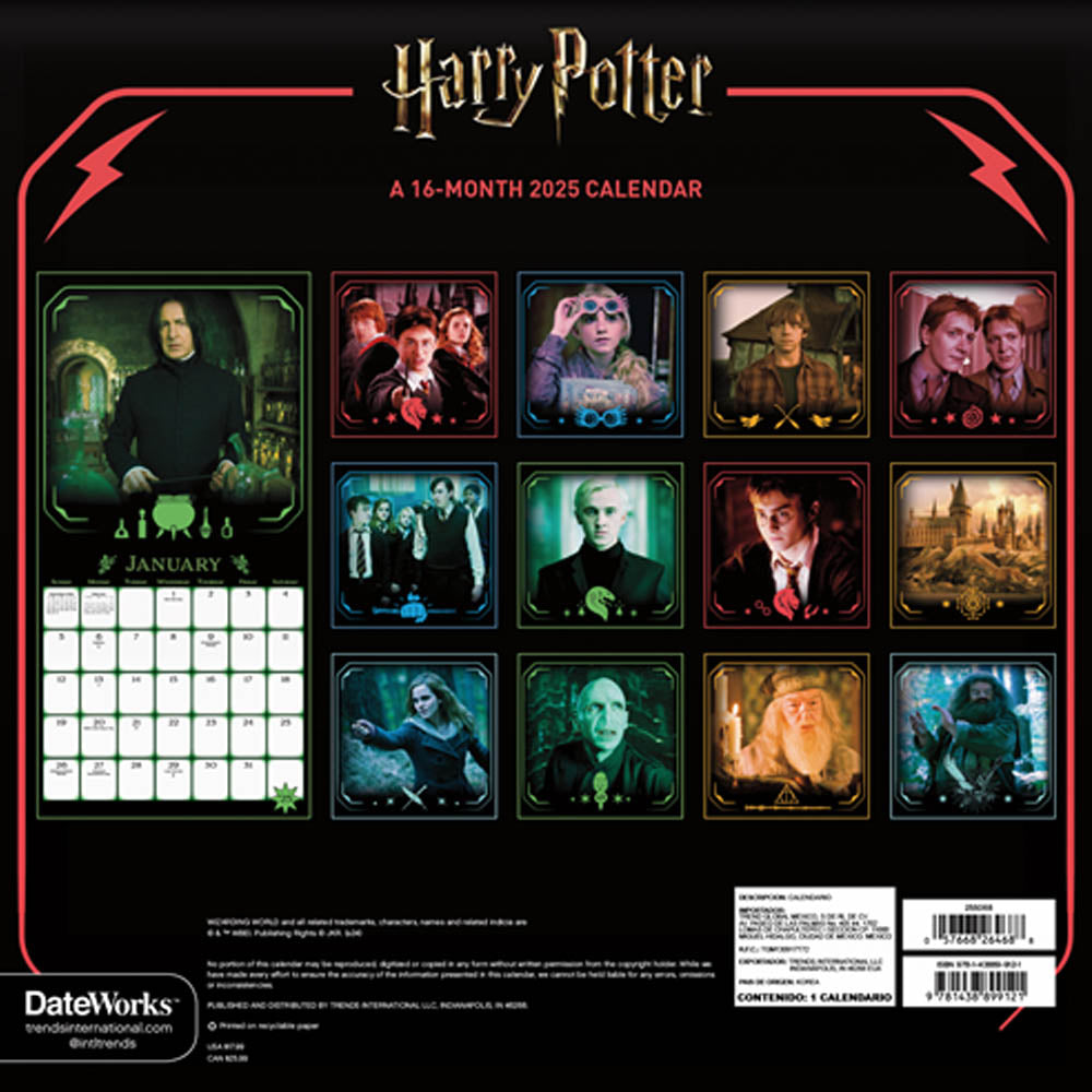 
                  
                    【廃番ラスト販売/特別価格】HARRY POTTER ハリーポッター - CALENDAR 2025 / カレンダー・ダイアリー 【公式 / オフィシャル】
                  
                