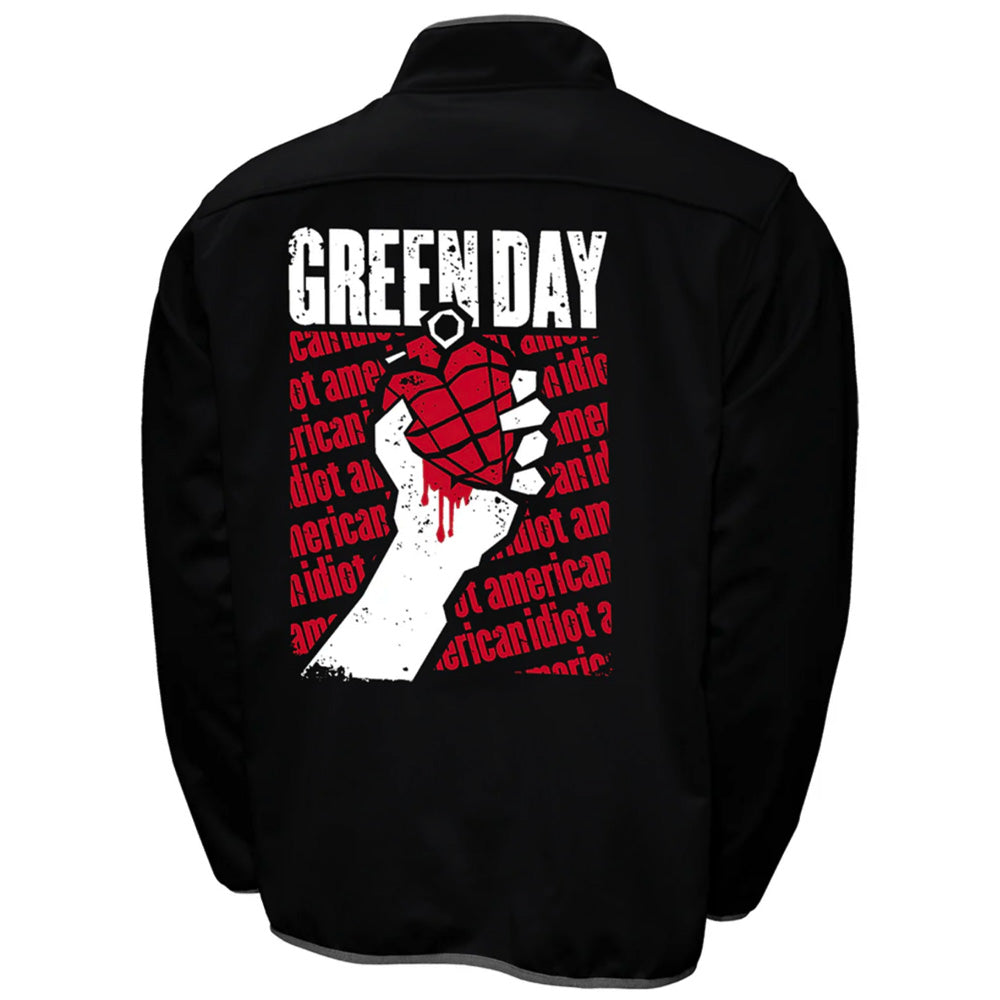 
                  
                    GREEN DAY グリーンデイ - American Idiot 20周年記念 / Softshell Jacket / バックプリントあり / アウター / メンズ 【公式 / オフィシャル】
                  
                