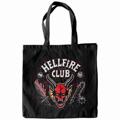 STRANGER THINGS ストレンジャー・シングス (シーズン5 2025年配信決定 ) - Hellfire Club / トートバッグ 【公式 / オフィシャル】