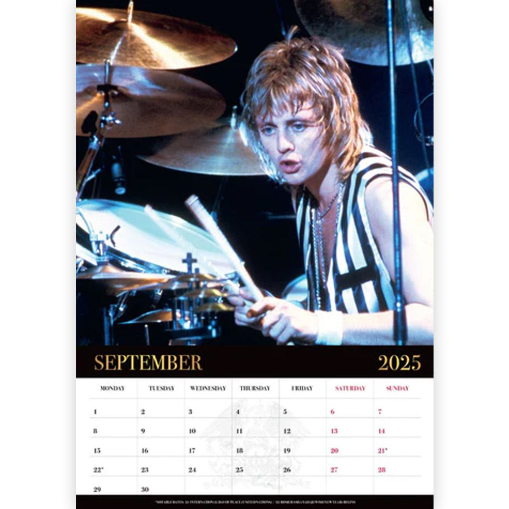 
                  
                    【廃番ラスト販売/特別価格】QUEEN クイーン (結成 55周年 ) - 2025 A3 CALENDAR / カレンダー・ダイアリー
                  
                