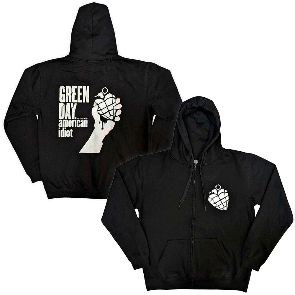GREEN DAY グリーンデイ - American Idiot The Musical / バックプリントあり / ジップ / パーカー・スウェット / メンズ 【公式 / オフィシャル】