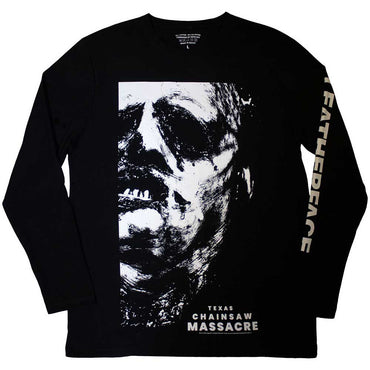 TEXAS CHAINSAW MASSACRE 悪魔のいけにえ - Leather Face / バックプリントあり / 長袖 / アームプリントあり / Tシャツ / メンズ