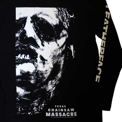 TEXAS CHAINSAW MASSACRE 悪魔のいけにえ - Leather Face / バックプリントあり / 長袖 / アームプリントあり / Tシャツ / メンズ