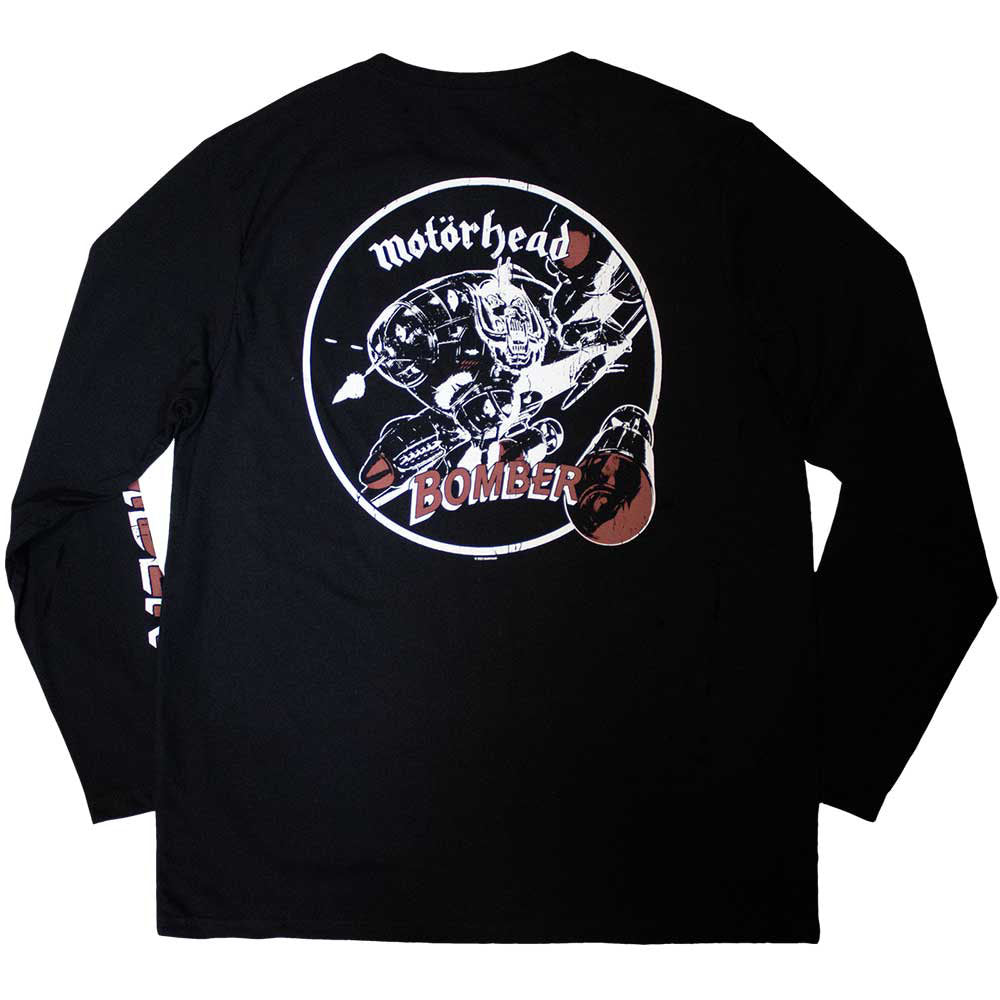 MOTORHEAD モーターヘッド - Bomber  / バックプリントあり / 長袖 / アームプリントあり / Tシャツ / メンズ