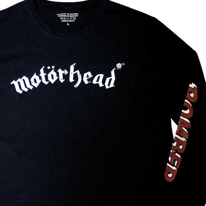 MOTORHEAD モーターヘッド - Bomber  / バックプリントあり / 長袖 / アームプリントあり / Tシャツ / メンズ