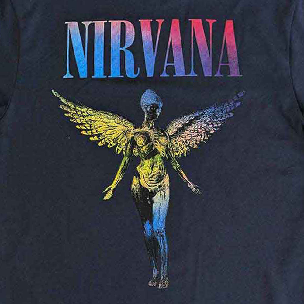 NIRVANA - Angelic Gradient / Back Print / Long Sleeves / Arm Print / T-Shirt / Men's