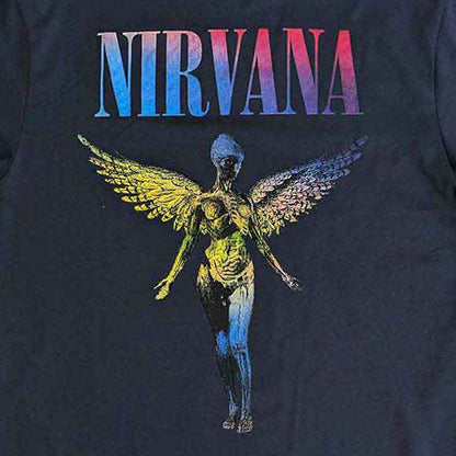 NIRVANA - Angelic Gradient / Back Print / Long Sleeves / Arm Print / T-Shirt / Men's