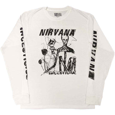 NIRVANA ニルヴァーナ - Incesticide / バックプリントあり / 長袖 / アームプリントあり / Tシャツ / メンズ 【公式 / オフィシャル】