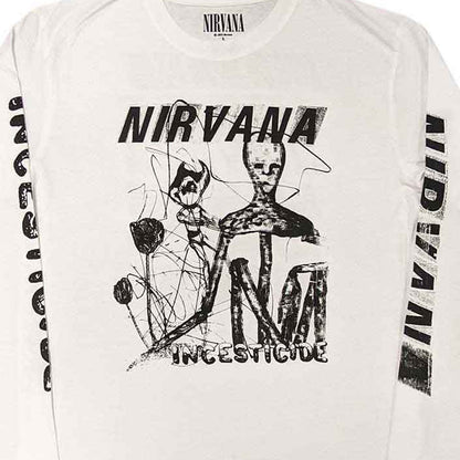 NIRVANA ニルヴァーナ (Nevermind 35周年 ) - Incesticide / バックプリントあり / 長袖 / アームプリントあり / Tシャツ / メンズ