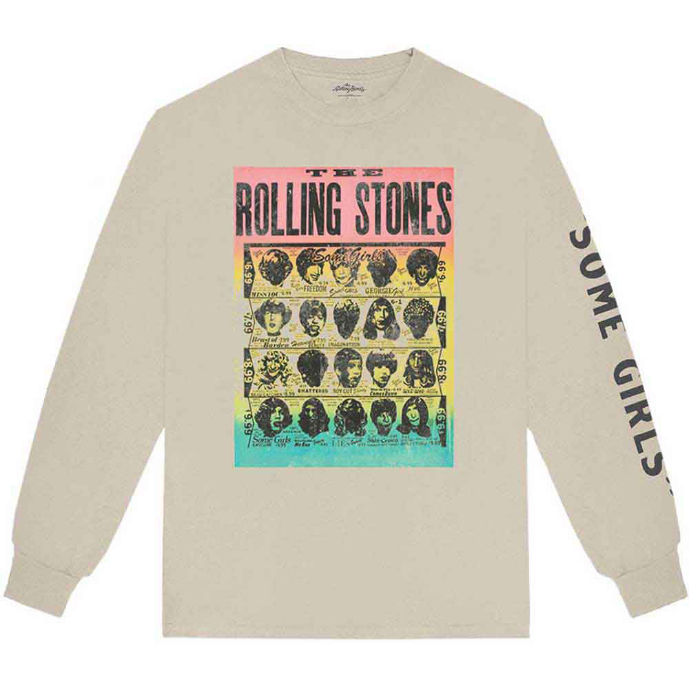 ROLLING STONES (35th Anniversary of Japan Tour) - Some Girls / Back Print / Long Sleeve / Arm Print / Men's T-Shirt