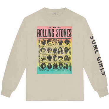 ROLLING STONES ローリングストーンズ (来日 35周年 記念 ) - Some Girls / バックプリントあり / 長袖 / アームプリントあり / Tシャツ / メンズ 【公式 / オフィシャル】