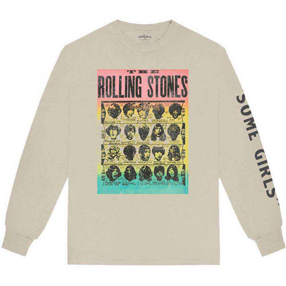 ROLLING STONES ローリングストーンズ (来日 35周年 記念 ) - Some Girls / バックプリントあり / 長袖 / アームプリントあり / Tシャツ / メンズ 【公式 / オフィシャル】