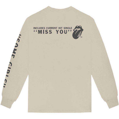 ROLLING STONES (35th Anniversary of Japan Tour) - Some Girls / Back Print / Long Sleeve / Arm Print / Men's T-Shirt