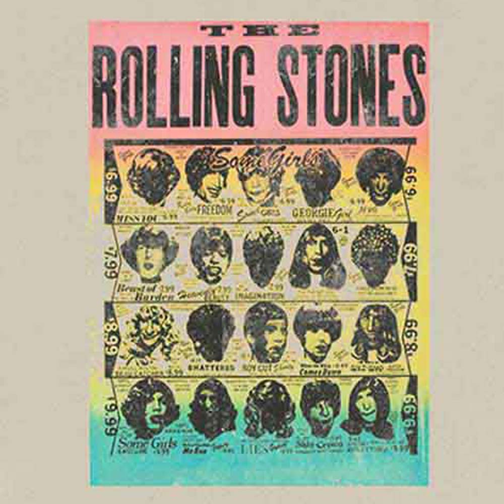 ROLLING STONES (35th Anniversary of Japan Tour) - Some Girls / Back Print / Long Sleeve / Arm Print / Men's T-Shirt