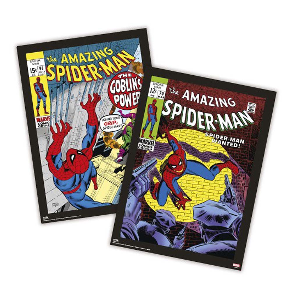 SPIDERMAN スパイダーマン - SET MINIPOSTERS / 2枚セット / ポスター 【公式 / オフィシャル】
