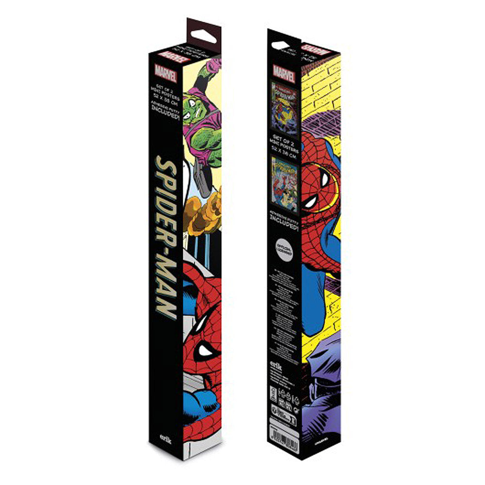 SPIDERMAN スパイダーマン - SET MINIPOSTERS / 2枚セット / ポスター 【公式 / オフィシャル】