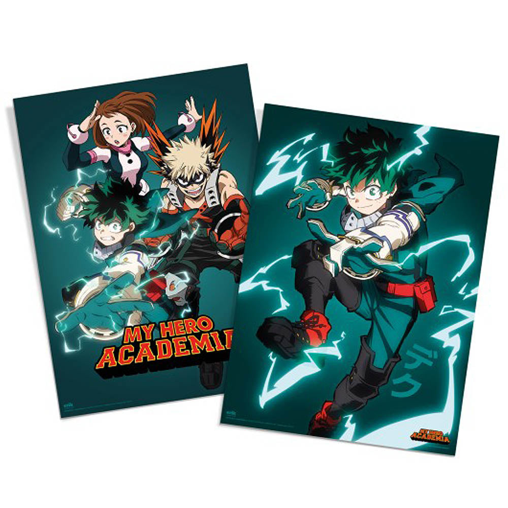MY HERO ACADEMIA 僕のヒーローアカデミア - SET MINIPOSTERS / 2枚セット / ポスター 【公式 / オフィシャル】