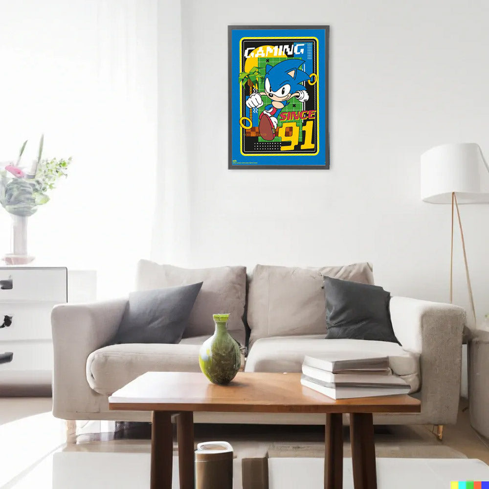 SONIC THE HEDGEHOG ソニックザヘッジホッグ - SET MINIPOSTERS / 2枚セット / ポスター 【公式 / オフィシャル】