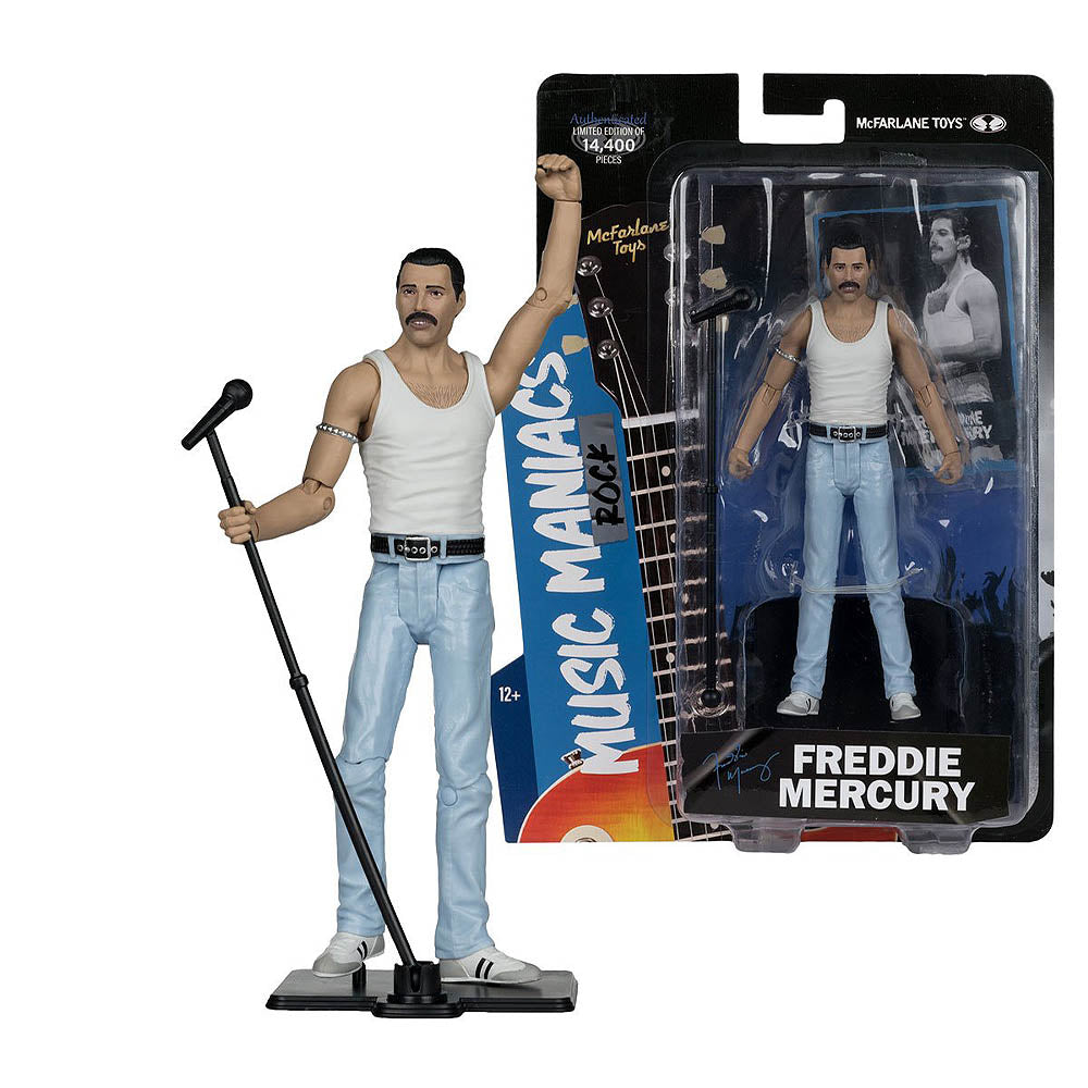 
                  
                    QUEEN クイーン (結成 55周年 ) - Freddie Mercury 6-Inch Scale Action Figure / フィギュア・人形 【公式 / オフィシャル】
                  
                