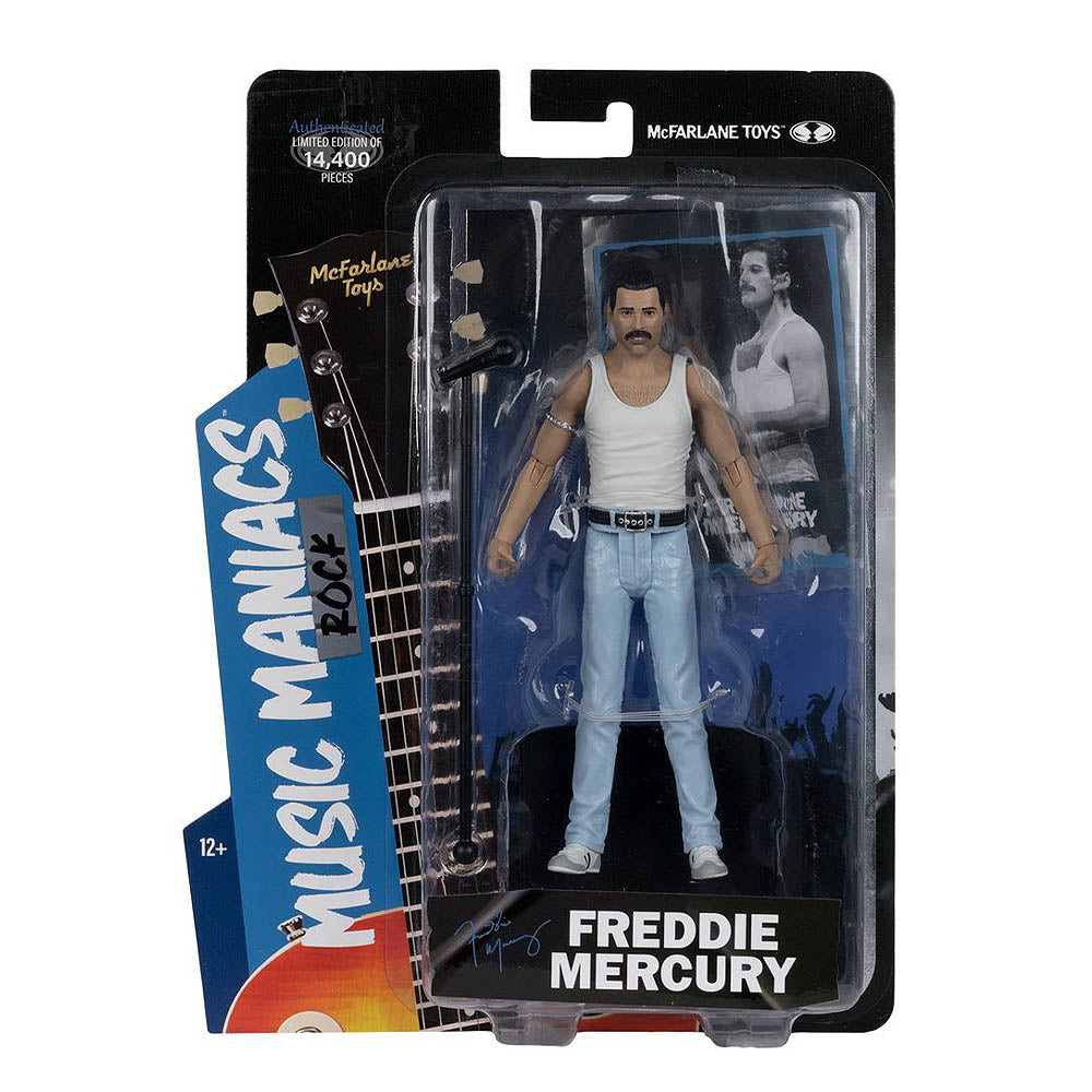 
                  
                    QUEEN クイーン (結成 55周年 ) - Freddie Mercury 6-Inch Scale Action Figure / フィギュア・人形 【公式 / オフィシャル】
                  
                