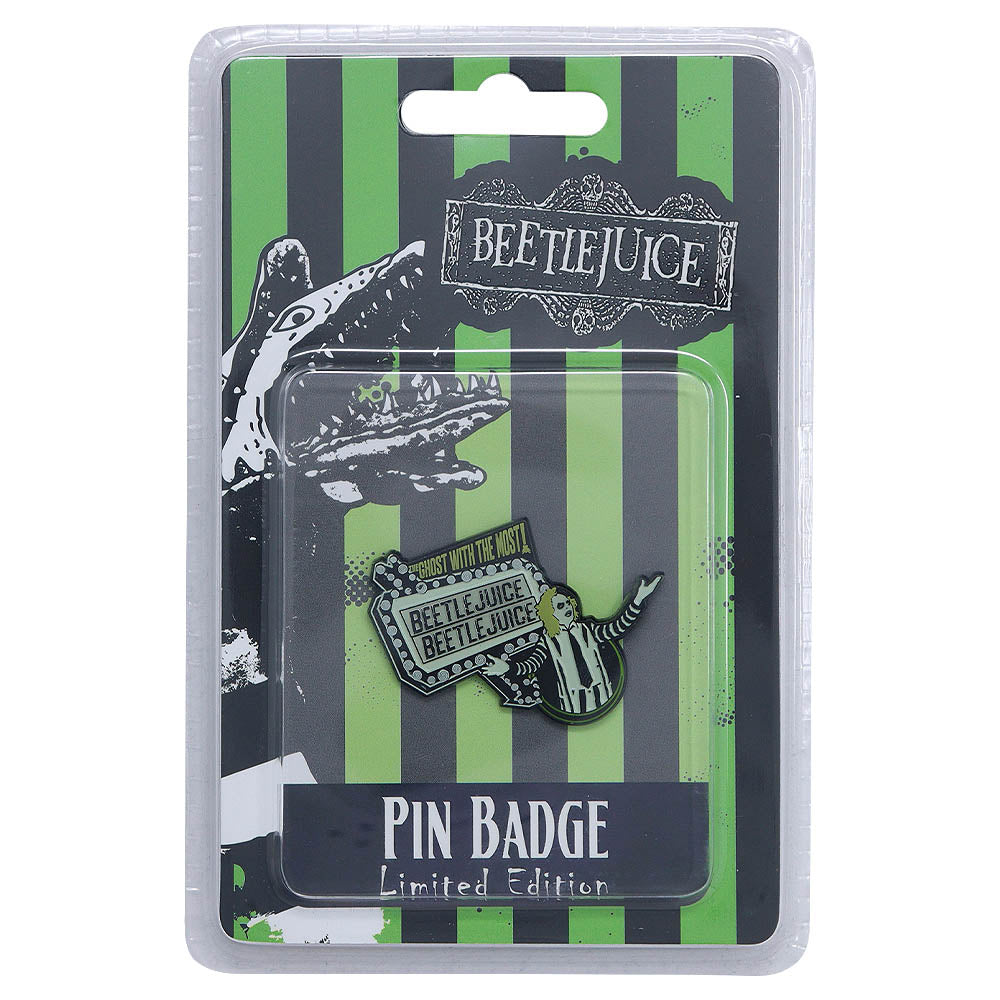BEETLEJUICE ビートルジュース - Pin Badge / Limited Edition / 世界限定9995個 / バッジ