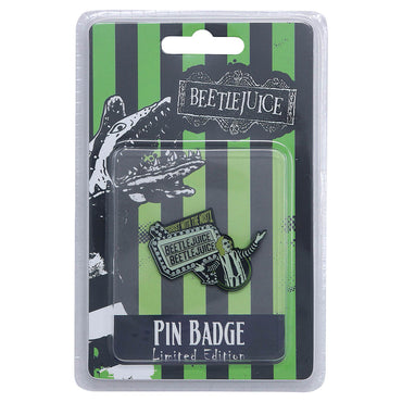 BEETLEJUICE ビートルジュース - Pin Badge / Limited Edition / 世界限定9995個 / バッジ