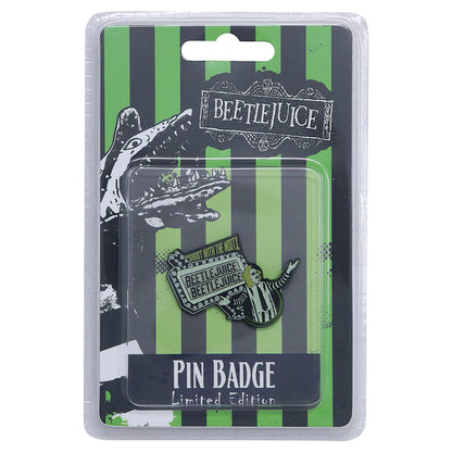 BEETLEJUICE ビートルジュース - Pin Badge / Limited Edition / 世界限定9995個 / バッジ