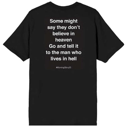 OASIS オアシス (10月 来日 記念 ) - Some Might Say Lyric / バックプリントあり / Tシャツ / メンズ 【公式 / オフィシャル】