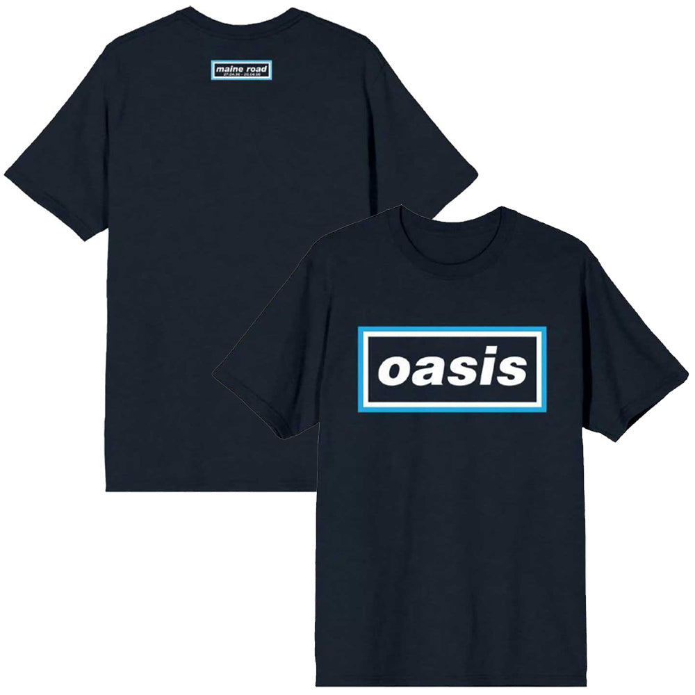 OASIS オアシス (10月 来日 記念 ) - Maine Road Event Logo / バックプリントあり / Tシャツ / メンズ 【公式 / オフィシャル】