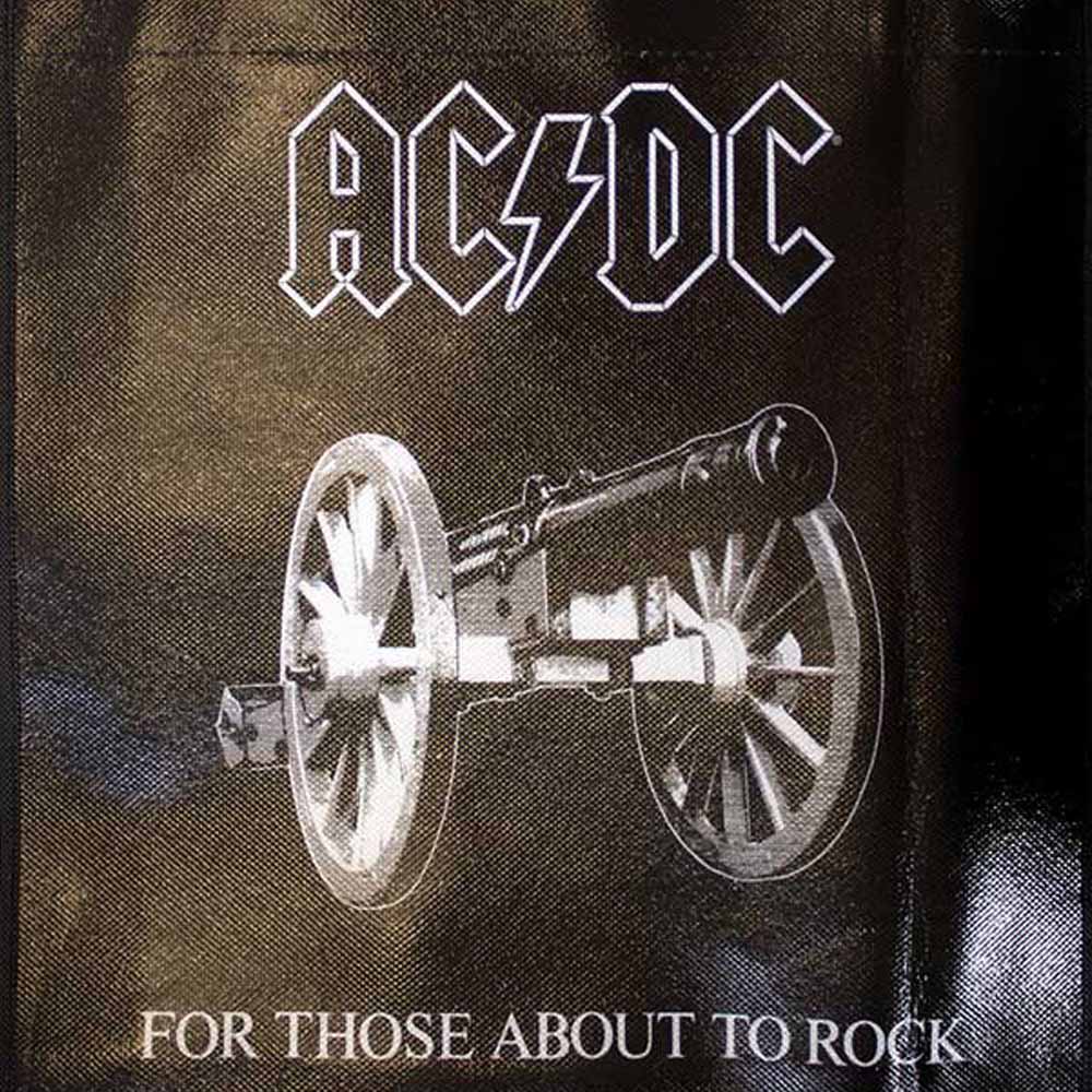 AC/DC エーシーディーシー (Back in Black 45周年 ) - About To Rock / トートバッグ 【公式 / オフィシャル】